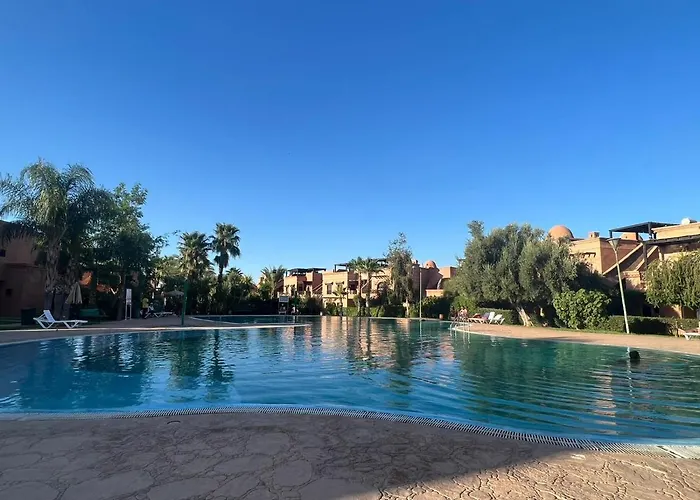 atlas golf resort marrakech duplex à 02 étages,jardin privé