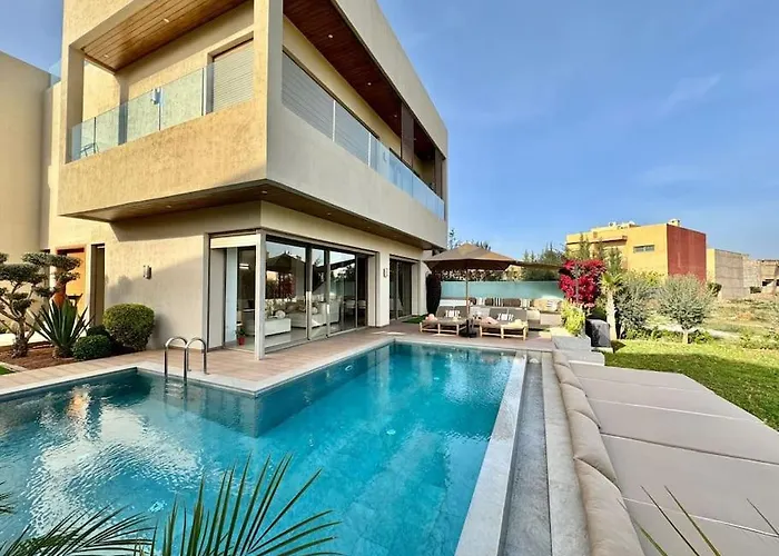 Tres Belle Villa Sur Golf Piscine Vue Sur L Atlas