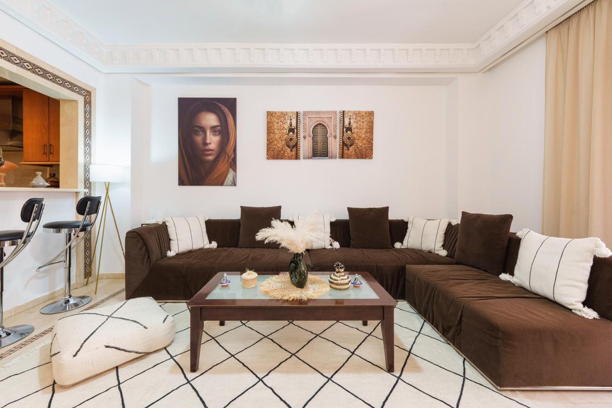 Apartamento Chic Gueliz Plaza Avec Vue Marraquexe