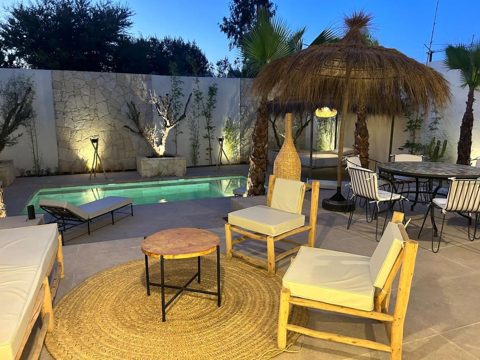 Marrakech El Ain Avec Piscine Chauffee Villa