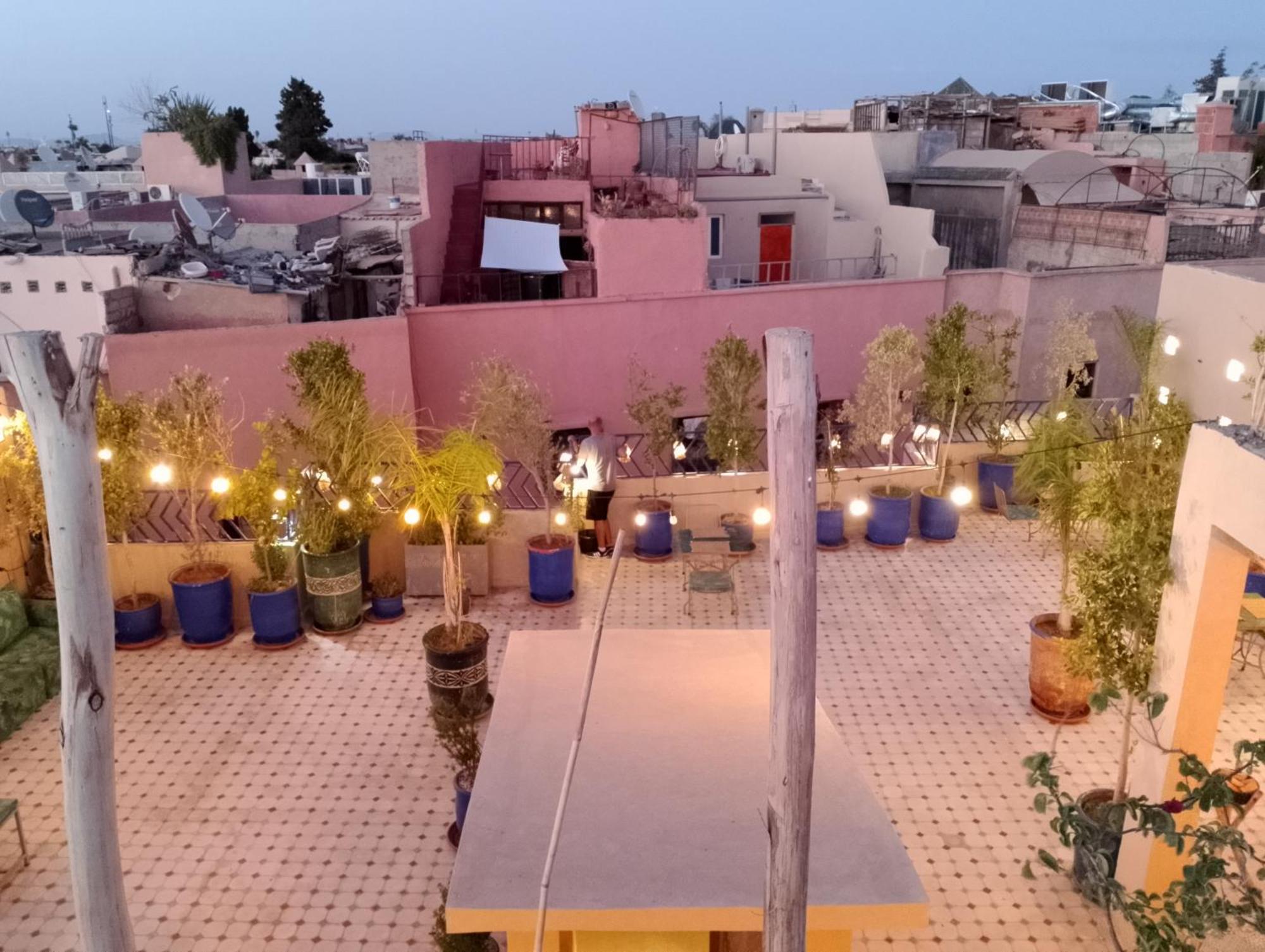 Falafel Rooftop House Marrakech Riad Marraquexe