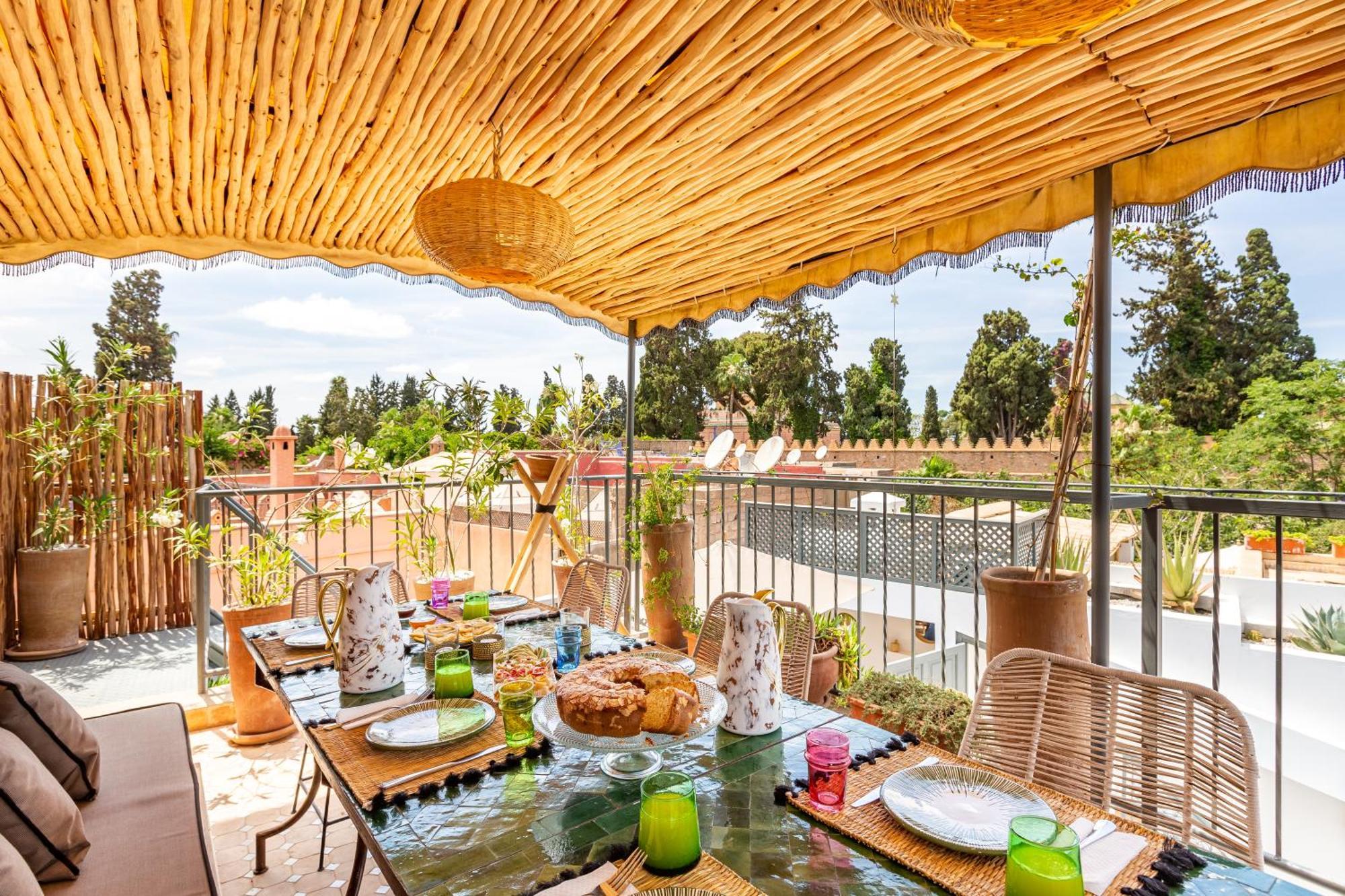 Riad Belvi - Breakfast - 10mn Jemaa El Fnaa-pool