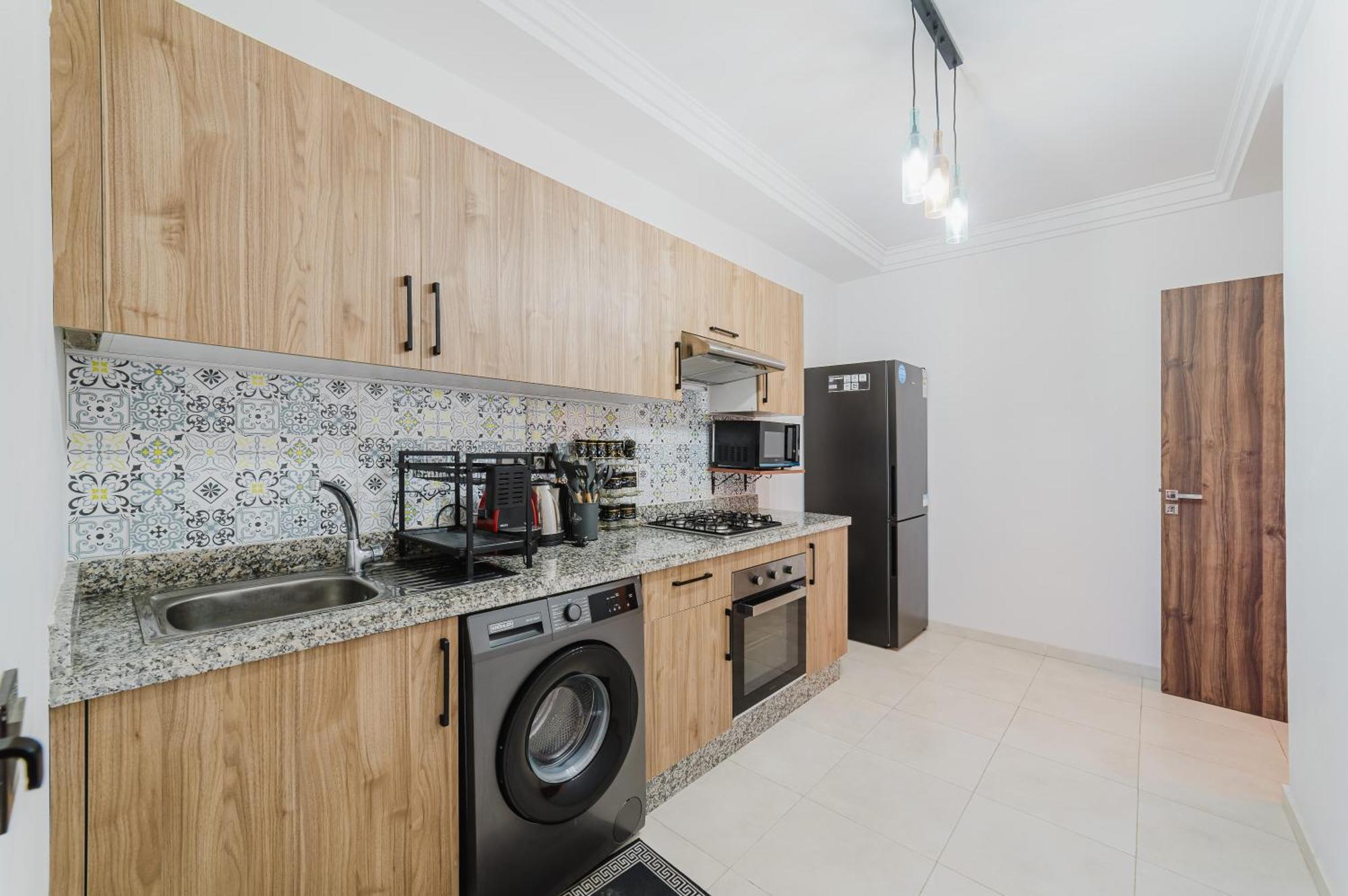Confortable & Tres Bien Note - Vue Piscine, Proche M Avenue, Piscine, Fibre Optique, Parking Apartment Marrakesh
