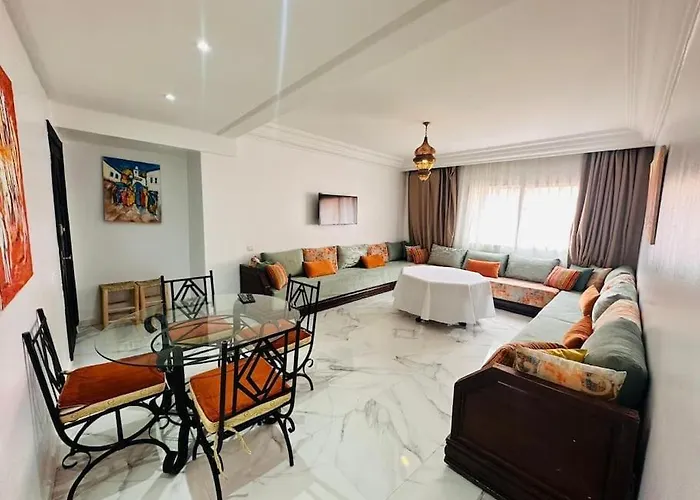Charmant Appartement Avec Piscine 2Chambres Au Coeur De Gueliz