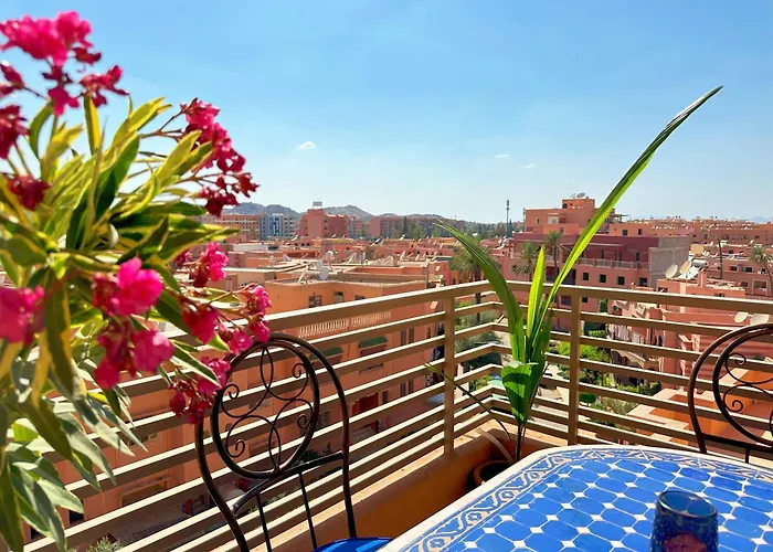 Appart Majorelle Terrasse Wifi Centre Ville