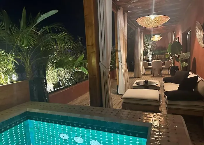 Roof Top Terrasse Centre-Gueliz Jacuzzi