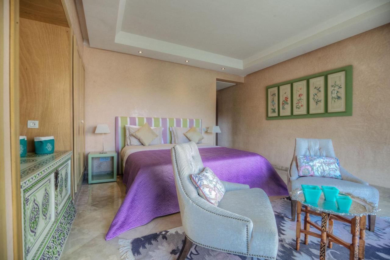 Villa Meziane Avec Piscine Privée En Première Ligne Du Golf D'amelkis Marrakesh