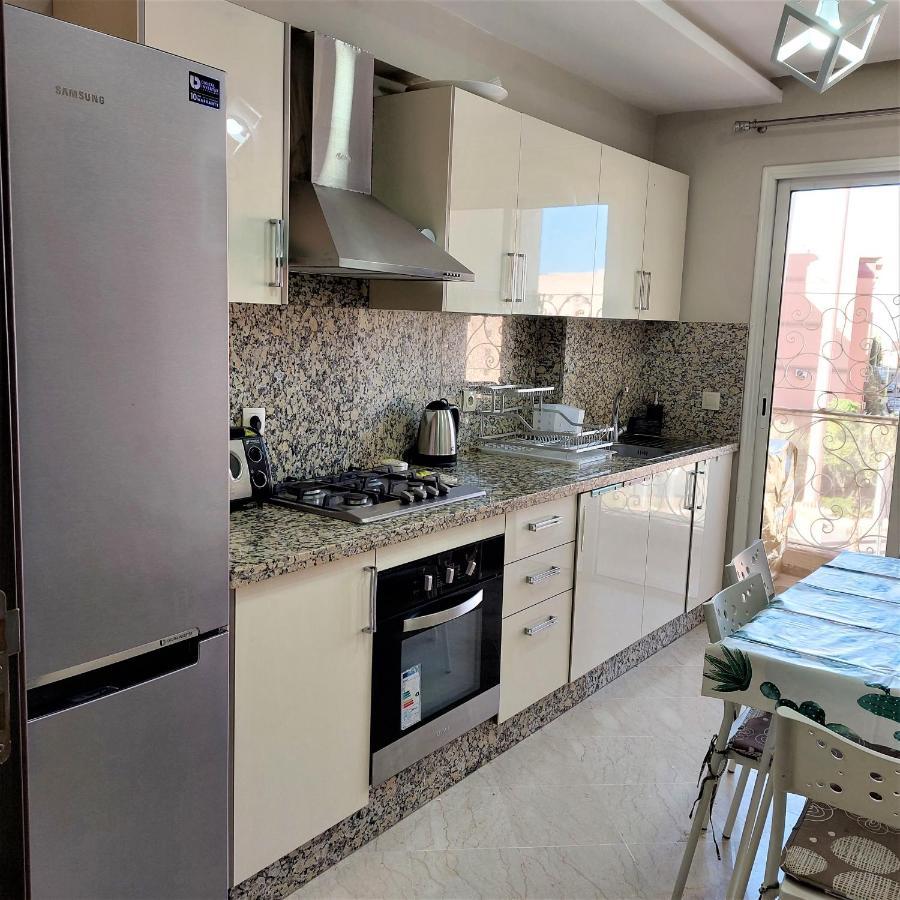 Apartamento Pour Familles En Avec Piscine Et Wifi Marraquexe