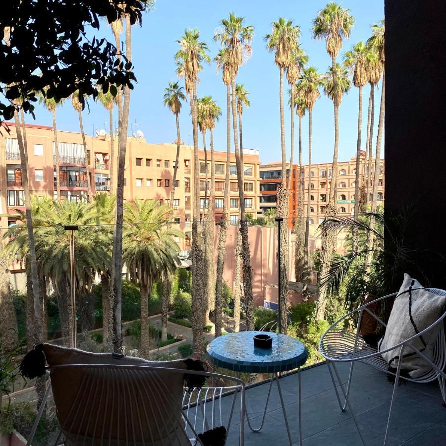 Apartamento Rooftop Pool, Bright & Cozy In City Center Marrakesh