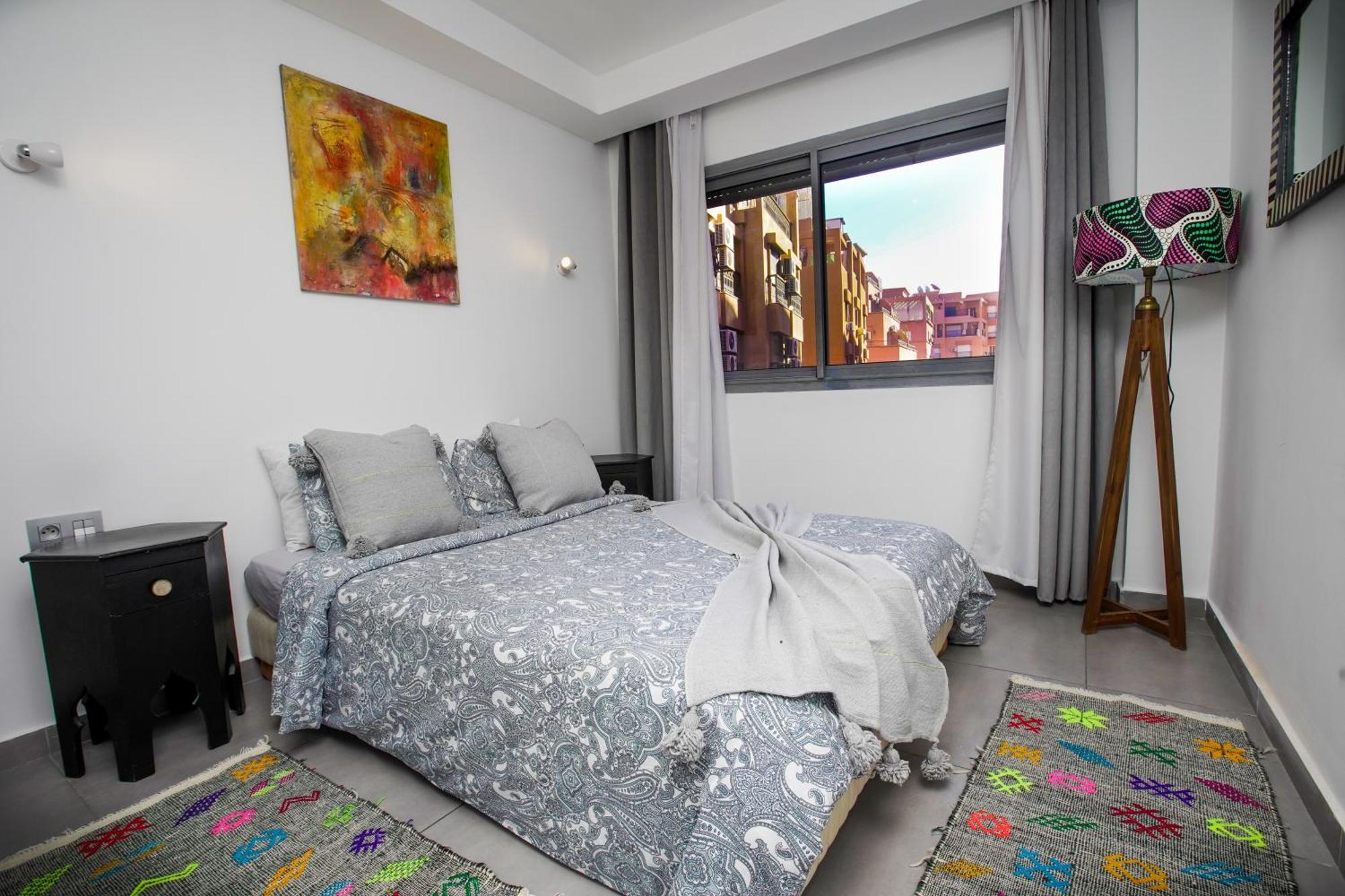 Apartment Lovely 2-bedroom With Ac-netflix-nespreso Marrakesh