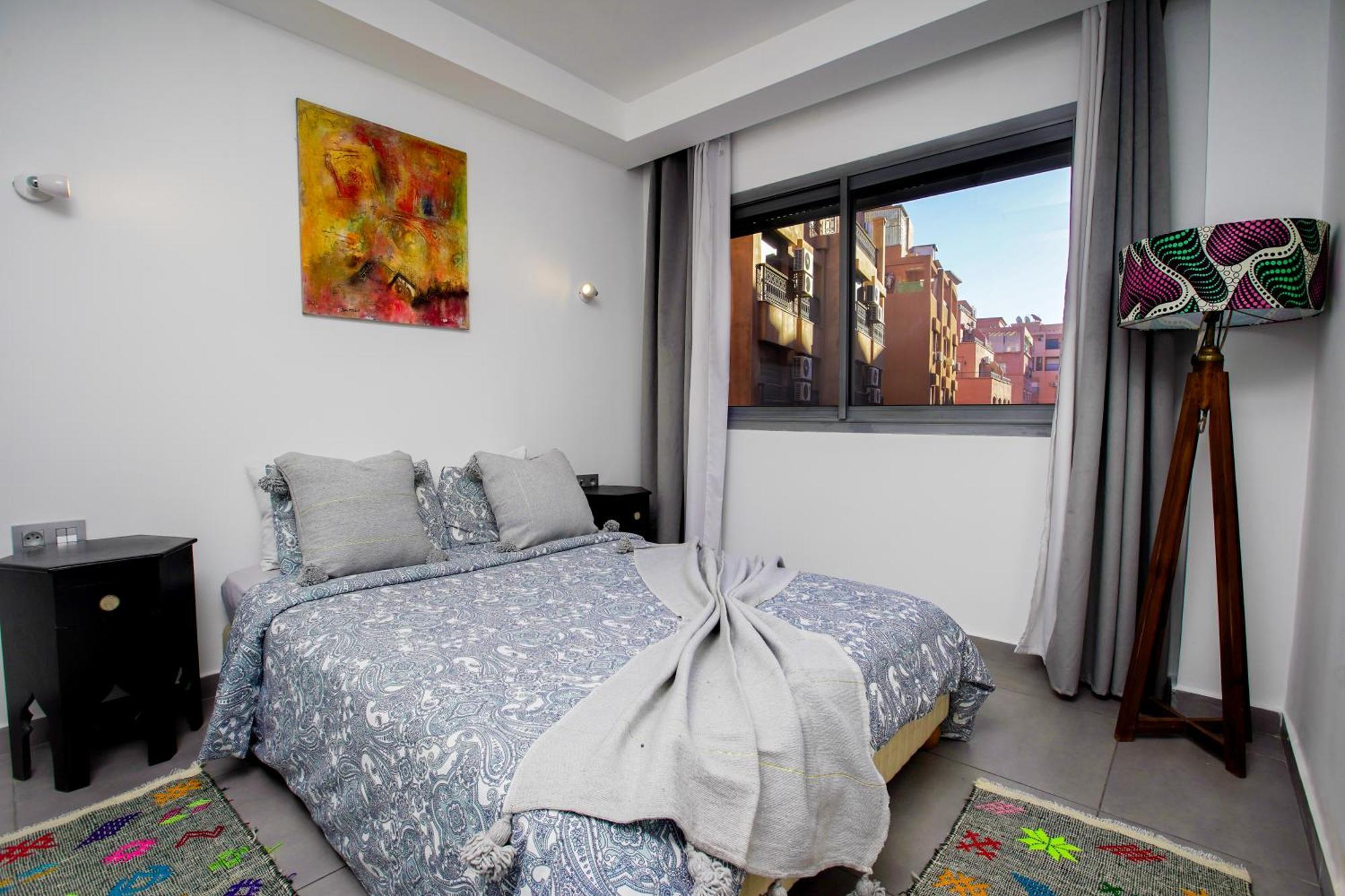 Apartment Lovely 2-bedroom With Ac-netflix-nespreso Marrakesh