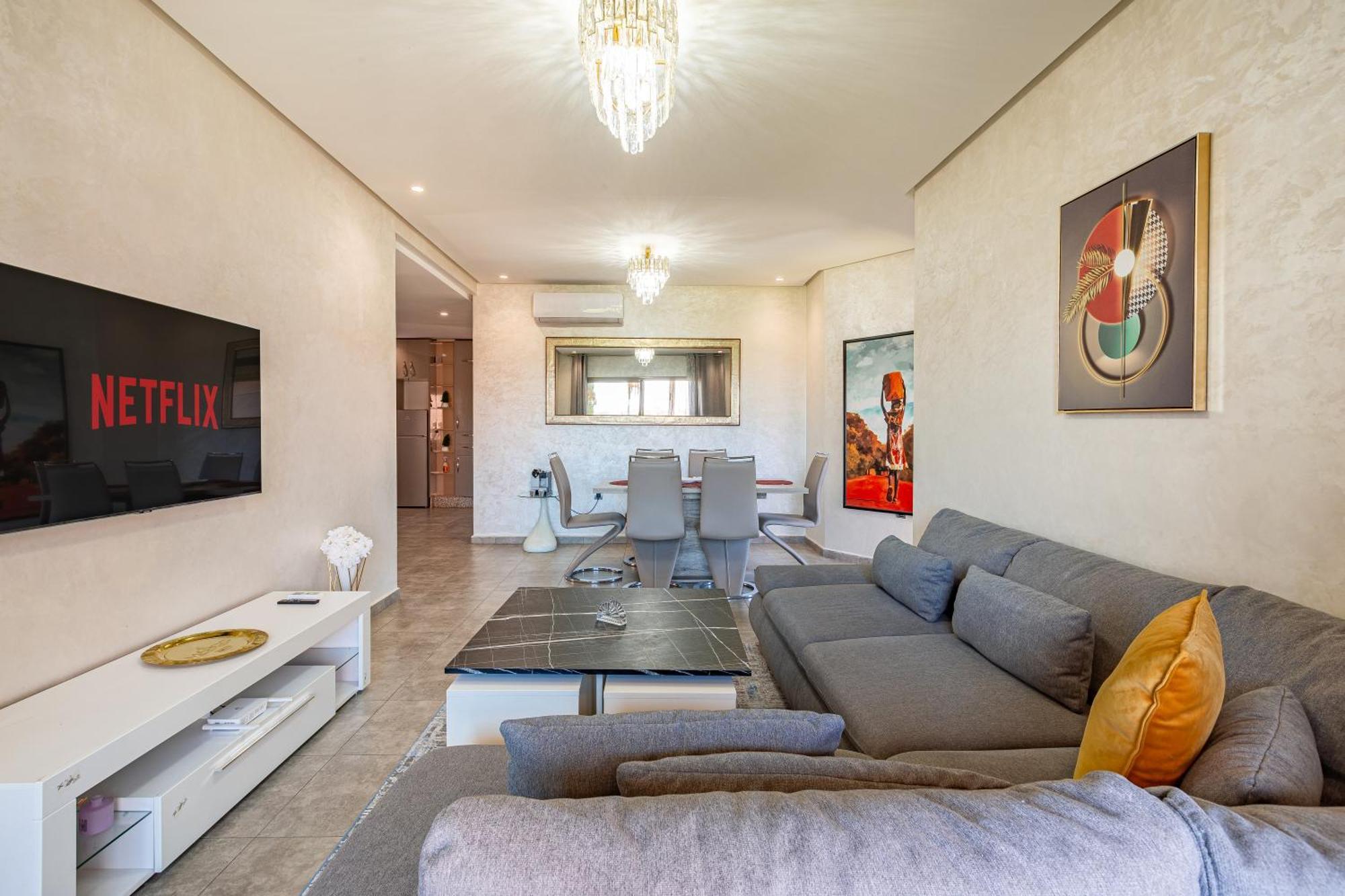 Luxury Living Flat In Prestigia Marrakech