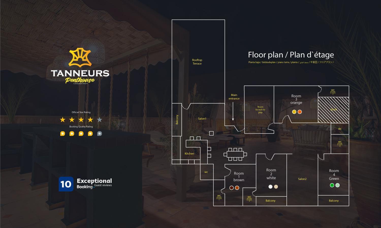 Appartement Les Tanneurs Penthouse Marrakech