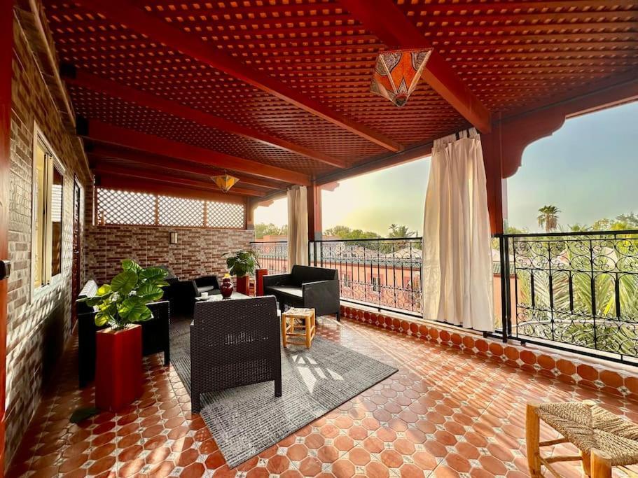 Apartment Triplex Spacieux Et Familial Avec Vue Panoramique Marrakesh