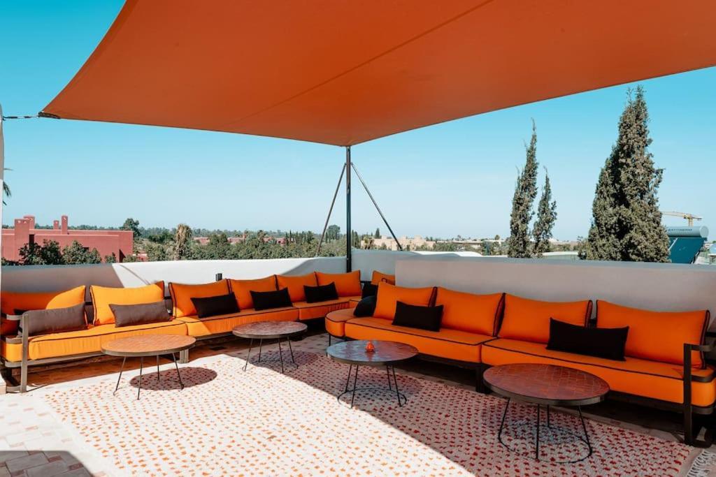 La D'oz Pour 12 Personnes Golf Amelkis Villa Marrakesh