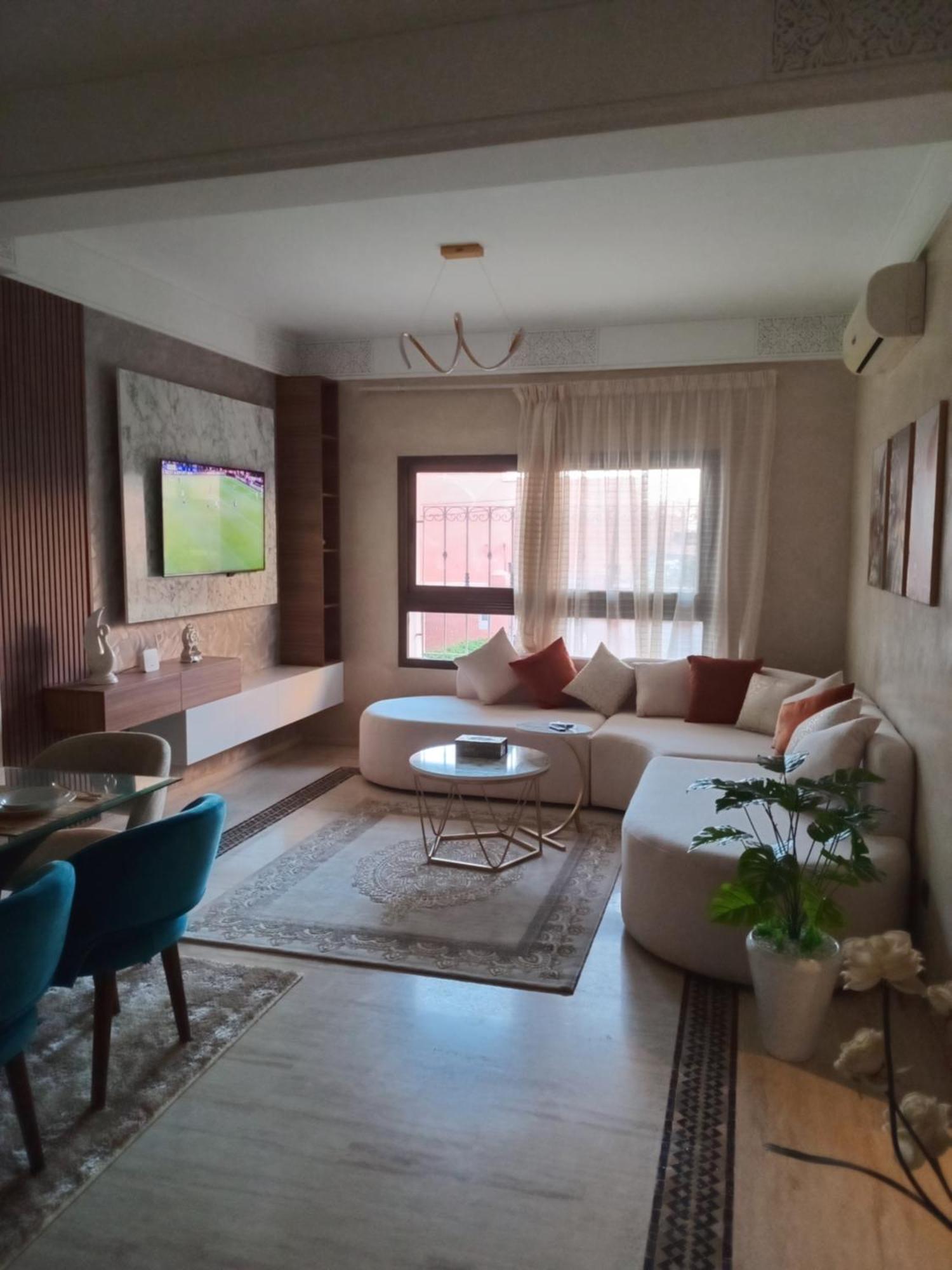Luxury With Swimming Pool In Gueliz Marrakech Appartement