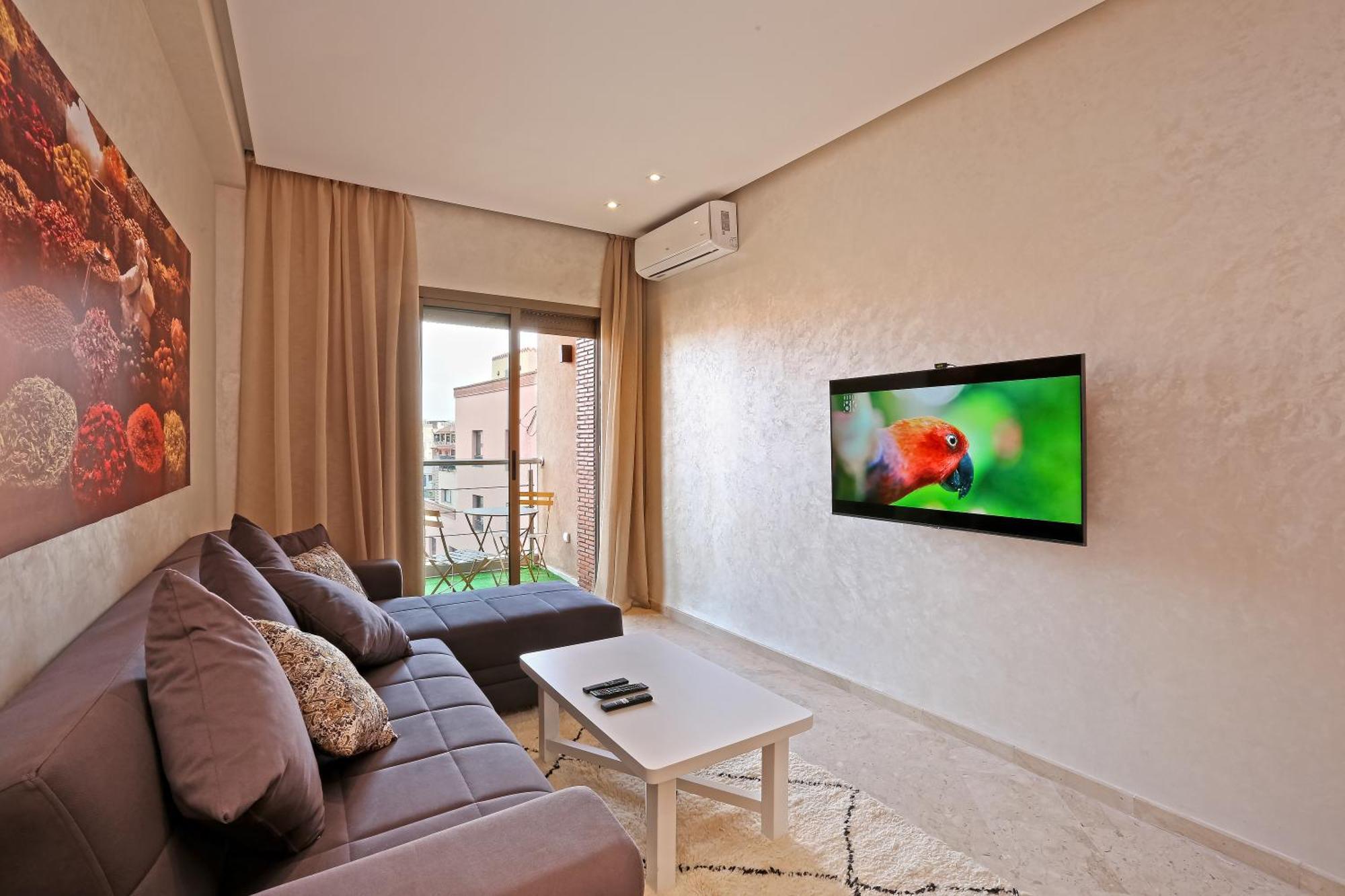 Apartamento Elegant Et Securise Au Centre De Marrakech *