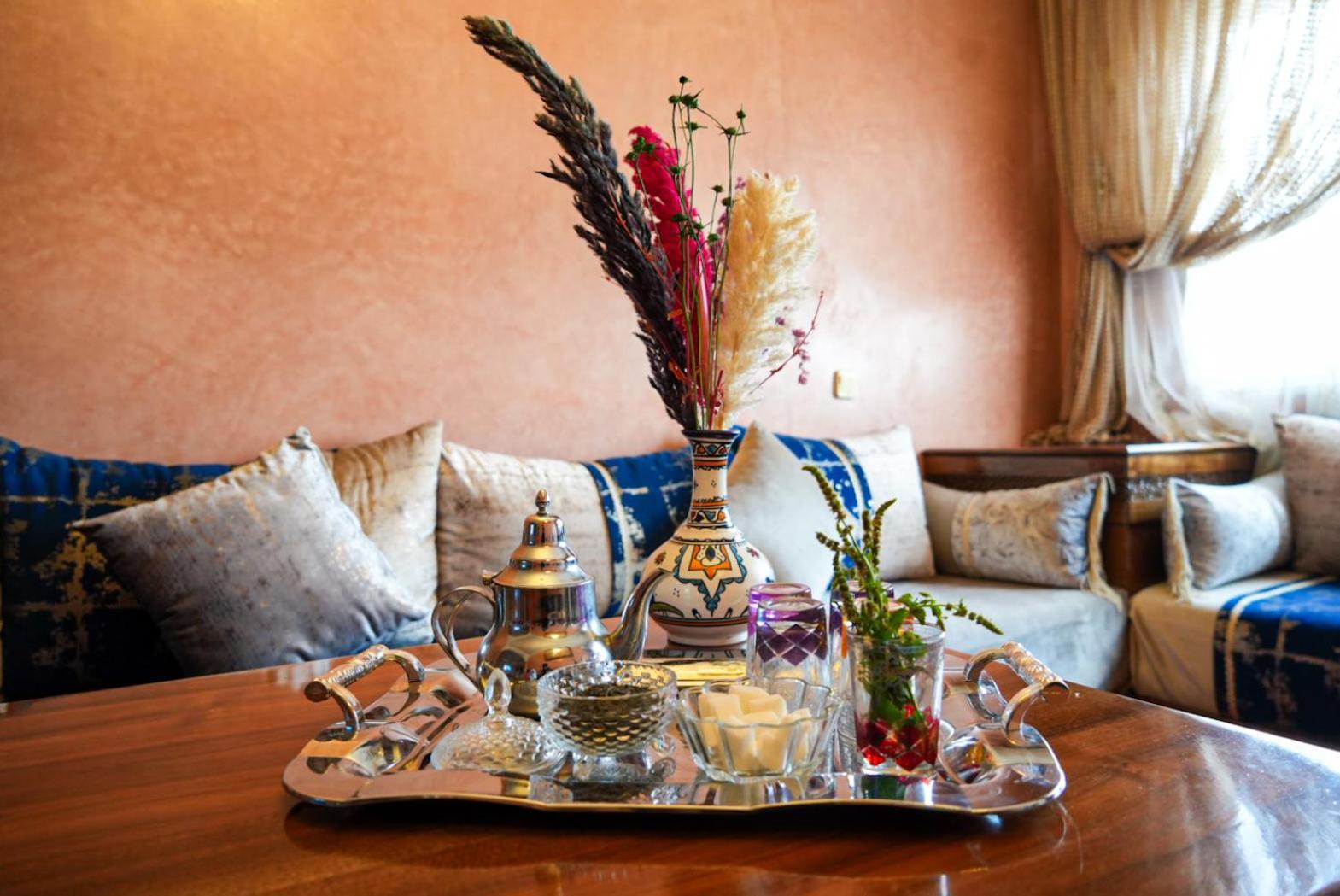 Stylish Moroccan Near Majorelle Garden, Wi-fi, Free Airport Shuttle Apartment *