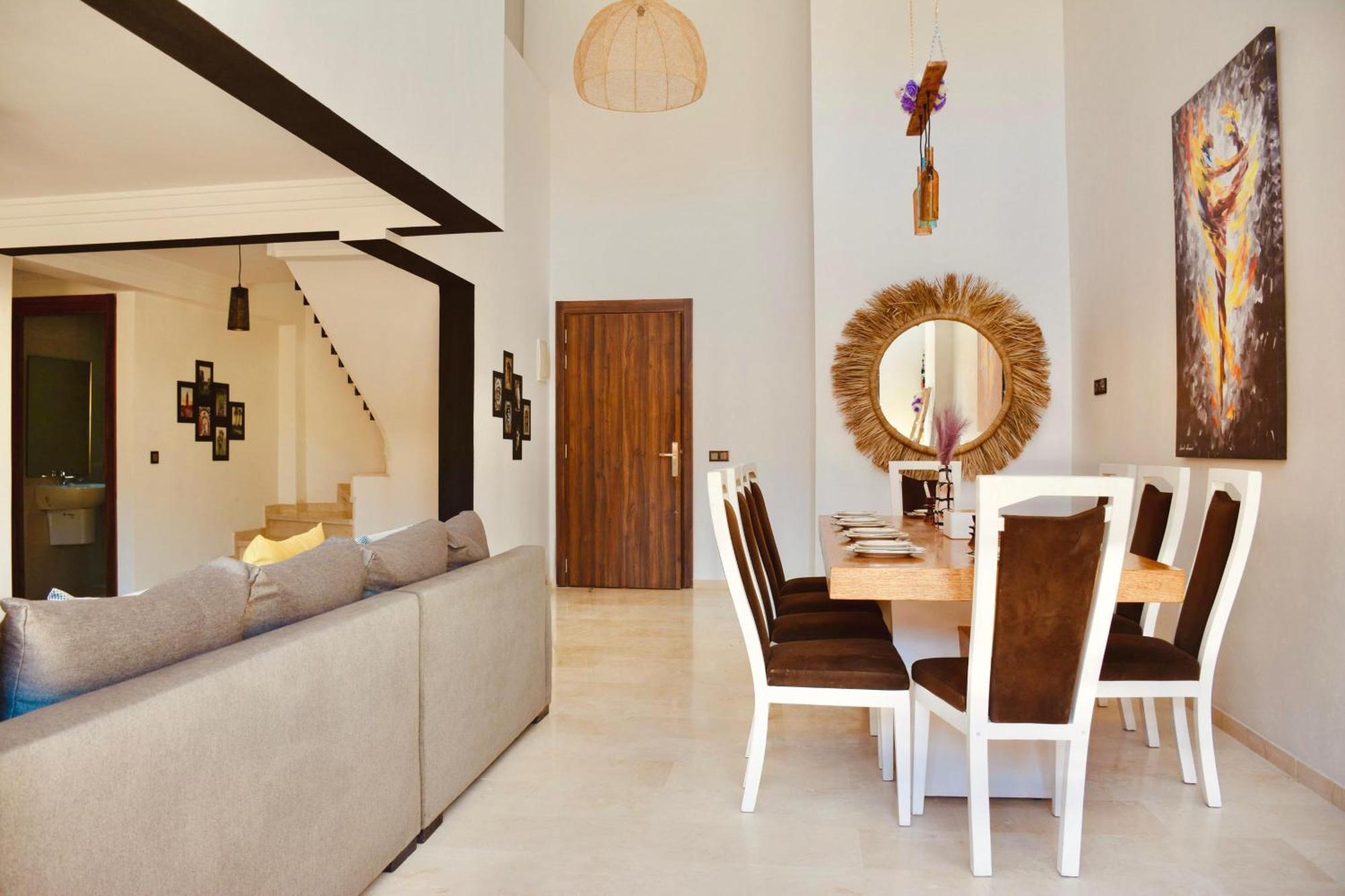 New Duplex- M Avenue , Swimming Pool , Fibre Optique Wifi , Parking , Gueliz Centre Marrakesh