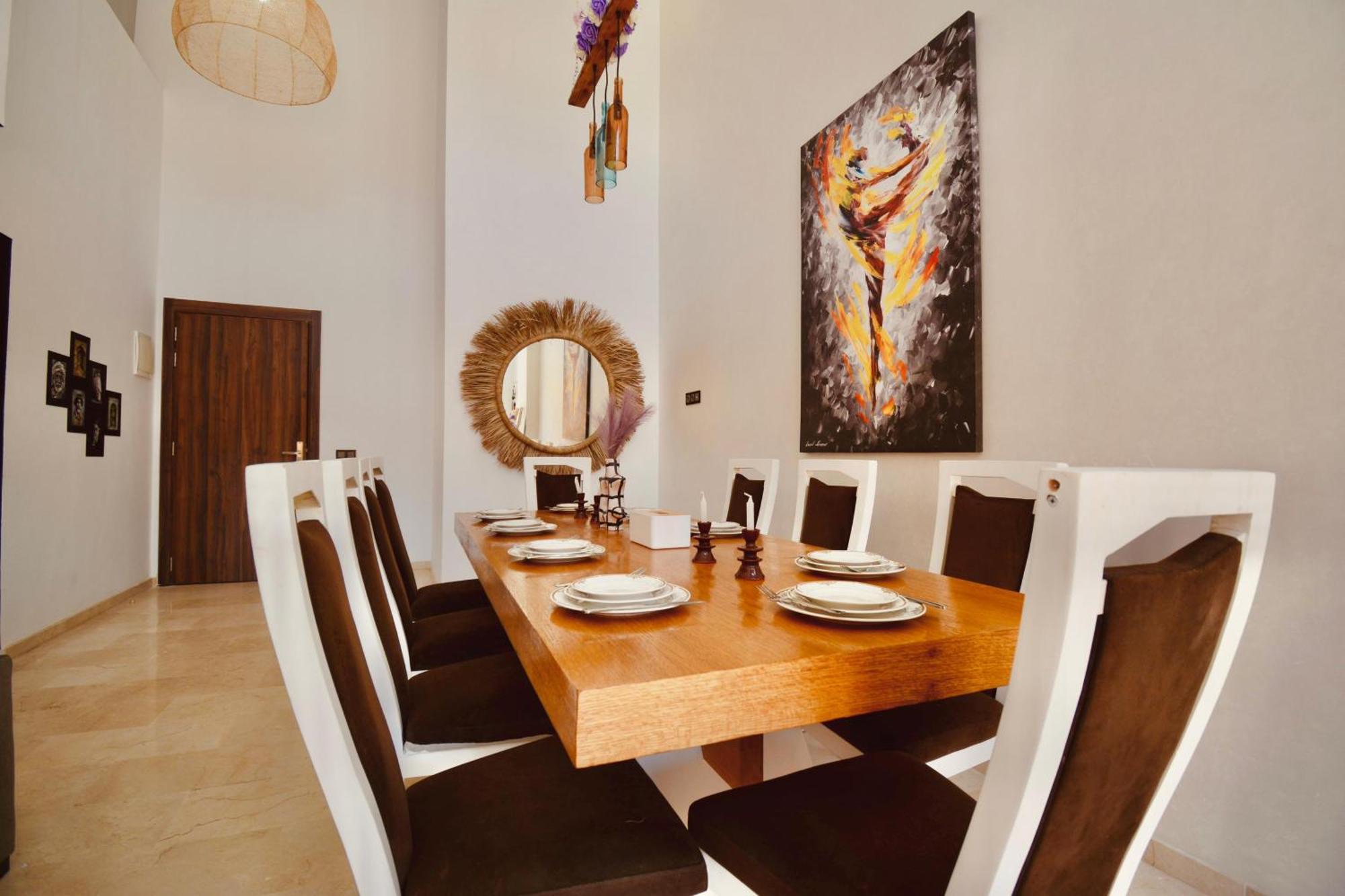 Apartment New Duplex- M Avenue , Swimming Pool , Fibre Optique Wifi , Parking , Gueliz Centre