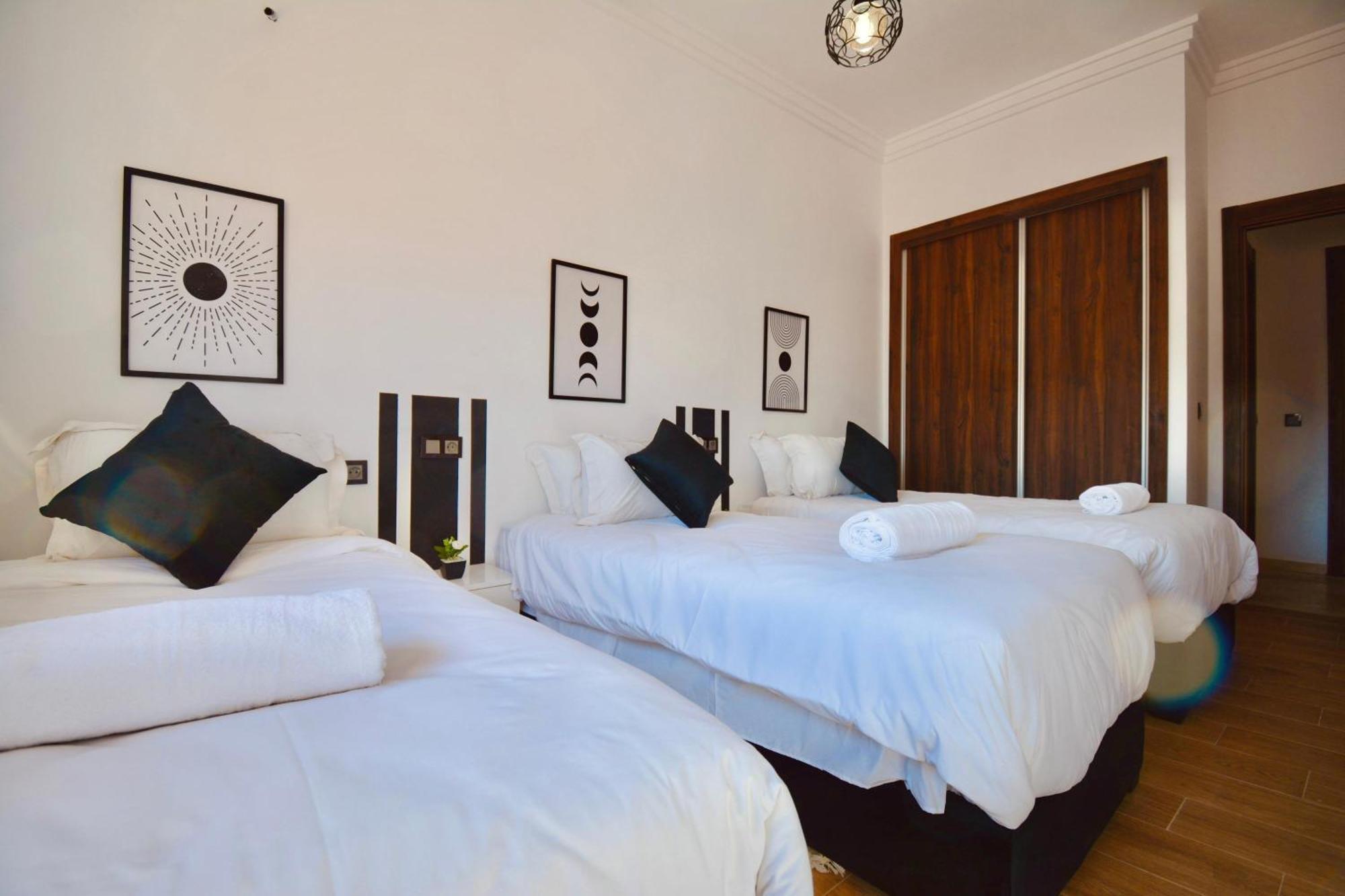 New Duplex- M Avenue , Swimming Pool , Fibre Optique Wifi , Parking , Gueliz Centre *