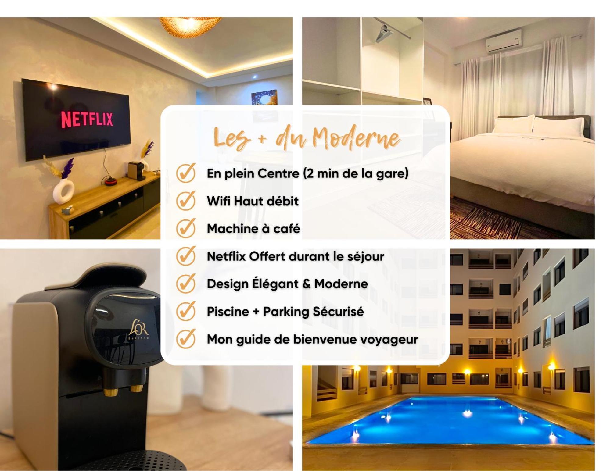 Le Modern Et Avec Piscine Et Parking Prive