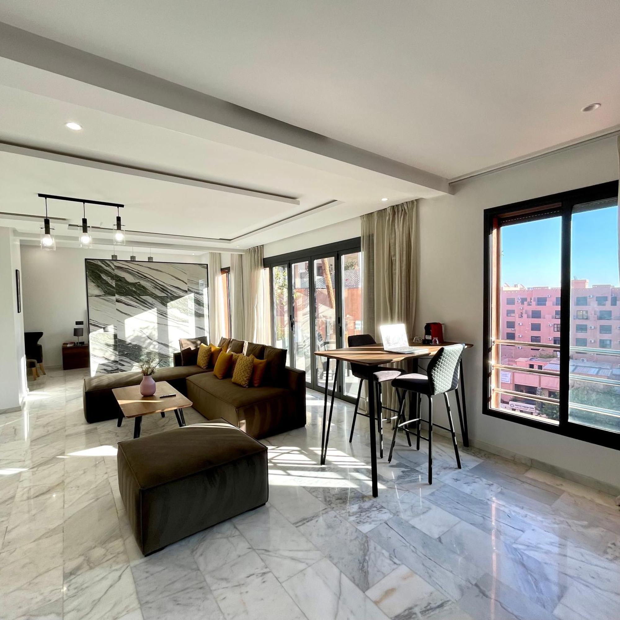 Apartment Palm View Luxury Loft In Heart Of Gueliz Marrakesh