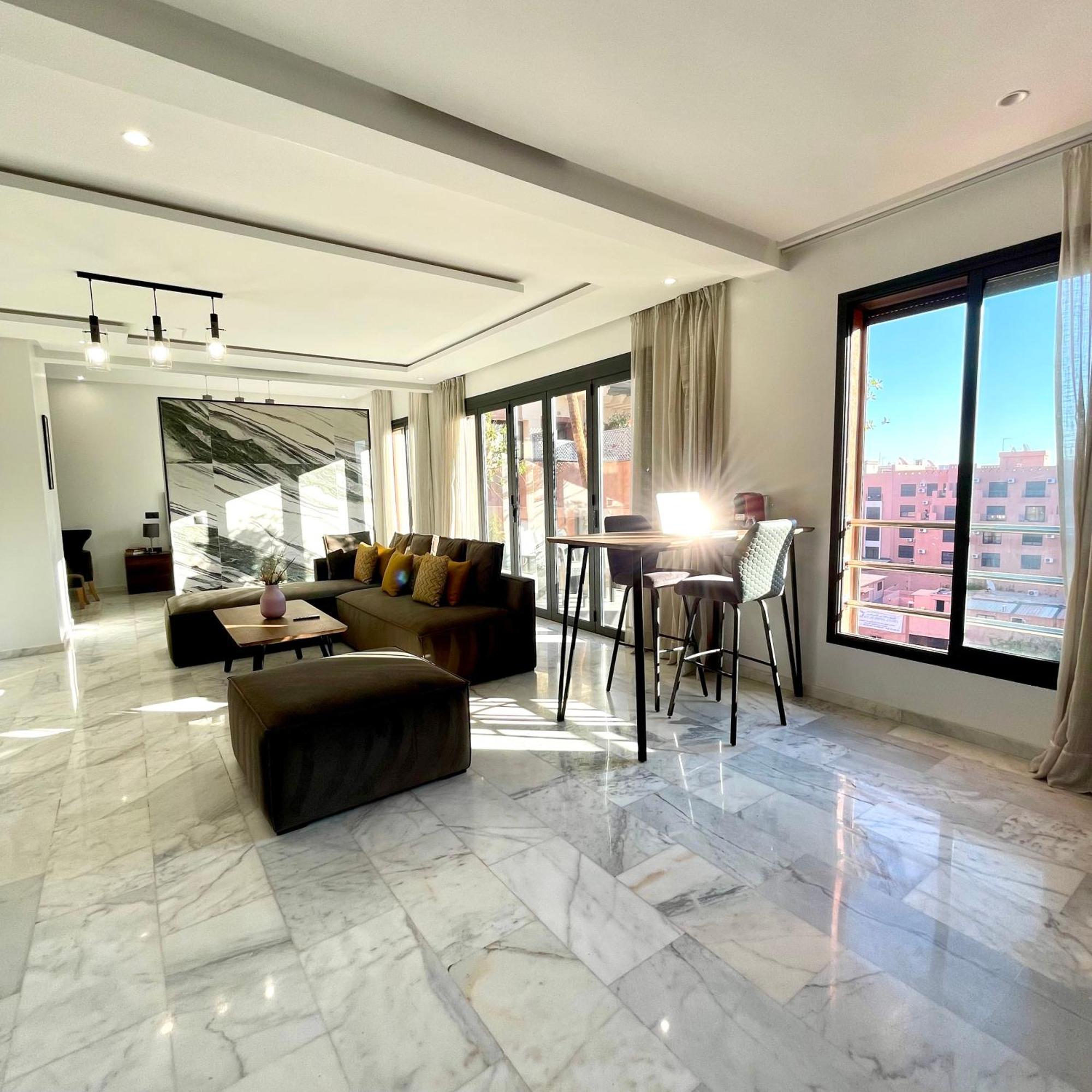 Apartment Palm View Luxury Loft In Heart Of Gueliz Marrakesh