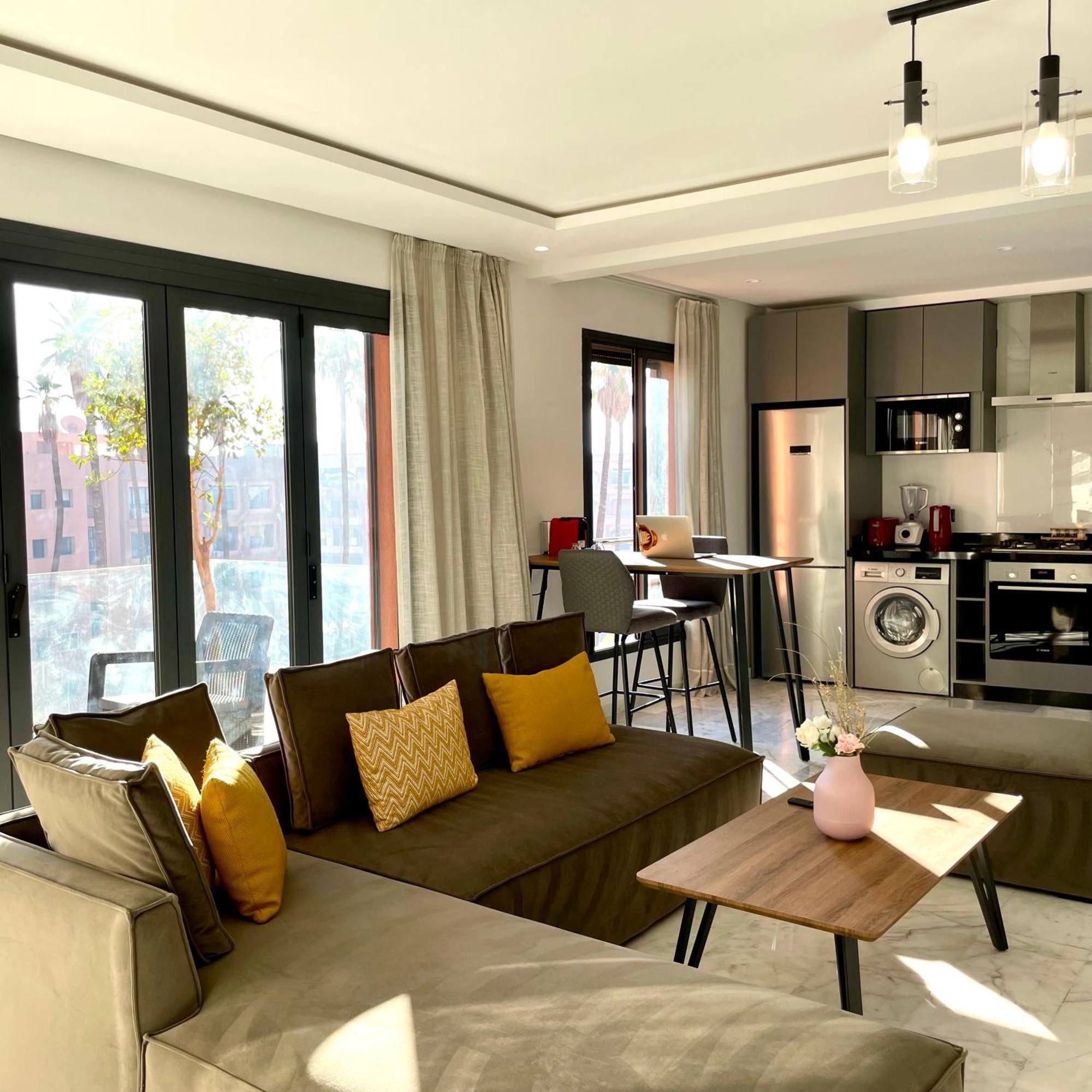 Apartment Palm View Luxury Loft In Heart Of Gueliz Marrakesh