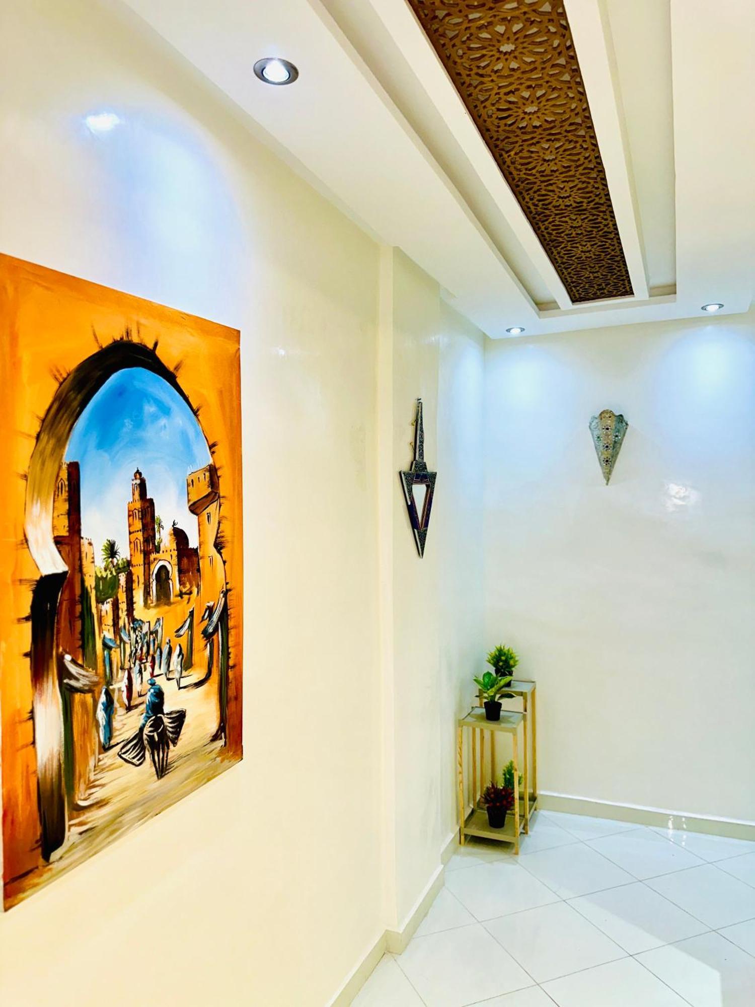 Apartment F3 De Luxe A Gueliz - 5 Min De La Gare - Piscine, Wifi, Parking Au Coeur De Marrakech *