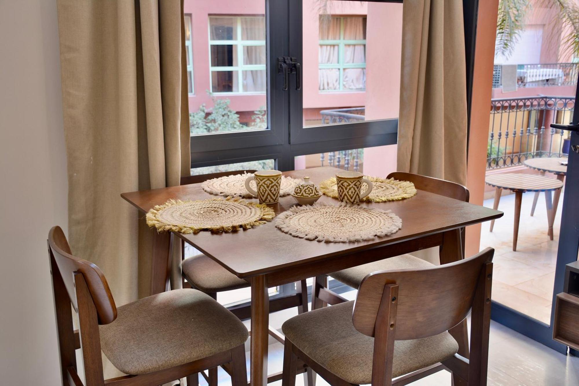 Apartment M17-le Duplex-balcon-piscine-majorelle *