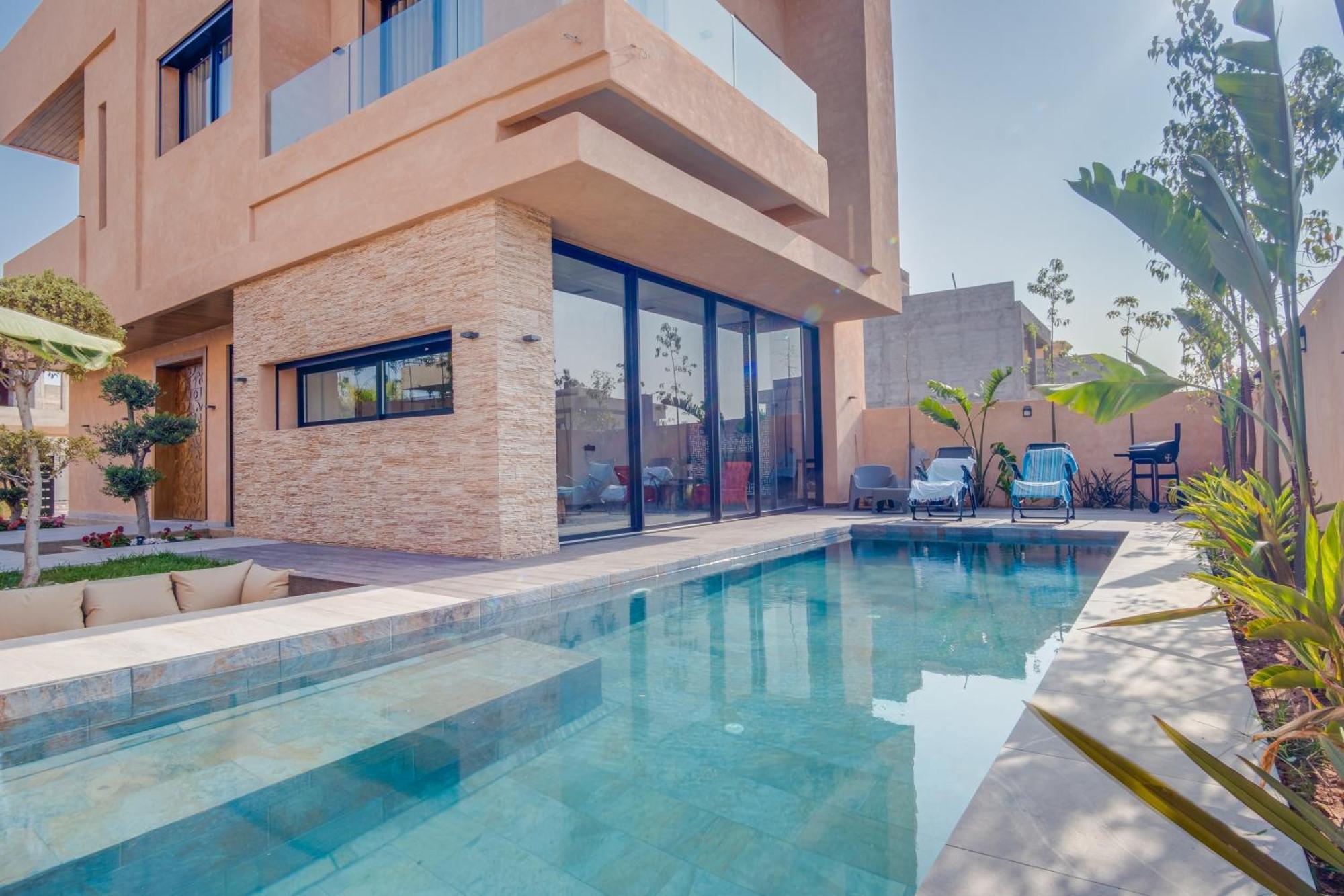 Modern 4br - Private Pool - Argan Golf * Marrakesh
