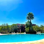 Luxurious Stay At Prestigia Golf Marrakech With Golf Course, Pool, And Breathtaking Atlas Mountains View