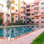 New! Modern Appart, Parking , Piscine & Fiber Wifi Gueliz Centre