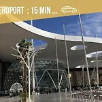 Riad Appart F3 Exceptionnel A Gueliz - A 5 Min De La Gare - Piscine, Wi-Fi Et Parking Au Coeur De Marrakech