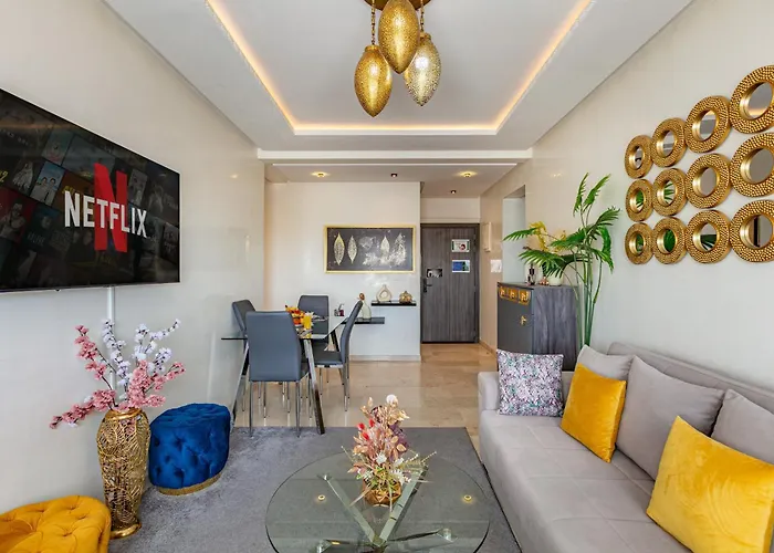 Cozy 2-Bedroom Apartment In Gueliz, Marrakech