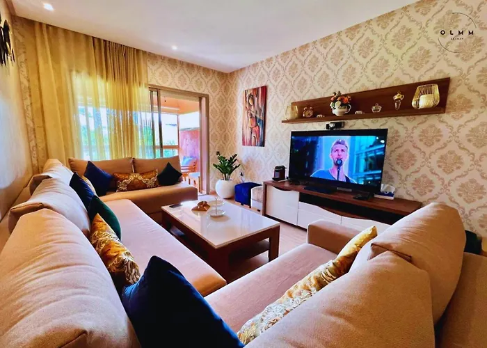 Luxurious Stay At Prestigia Golf Marrakech With Golf Course, Pool, And Breathtaking Atlas Mountains View