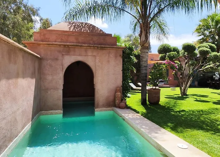 Marrakech, Villa 7 Harmonia, Pour 6 Personnes Avec Piscine Privee