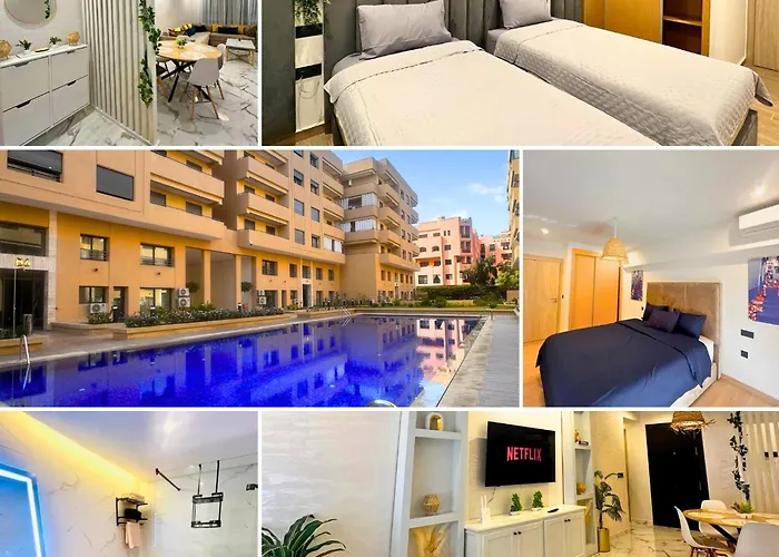 La Palmeraie Luxueux Avec Piscine Et Parking