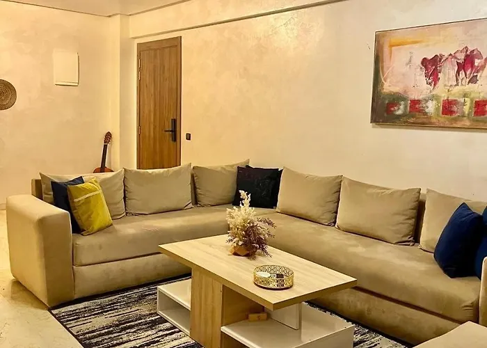 Cozy Studio With Pool Balcony Heart Of Gueliz