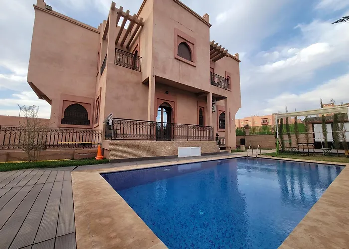 Villa Marrakech Rimass - 7 Chambres Dont 6 Suites Luxe, Piscine Privee & Jardins