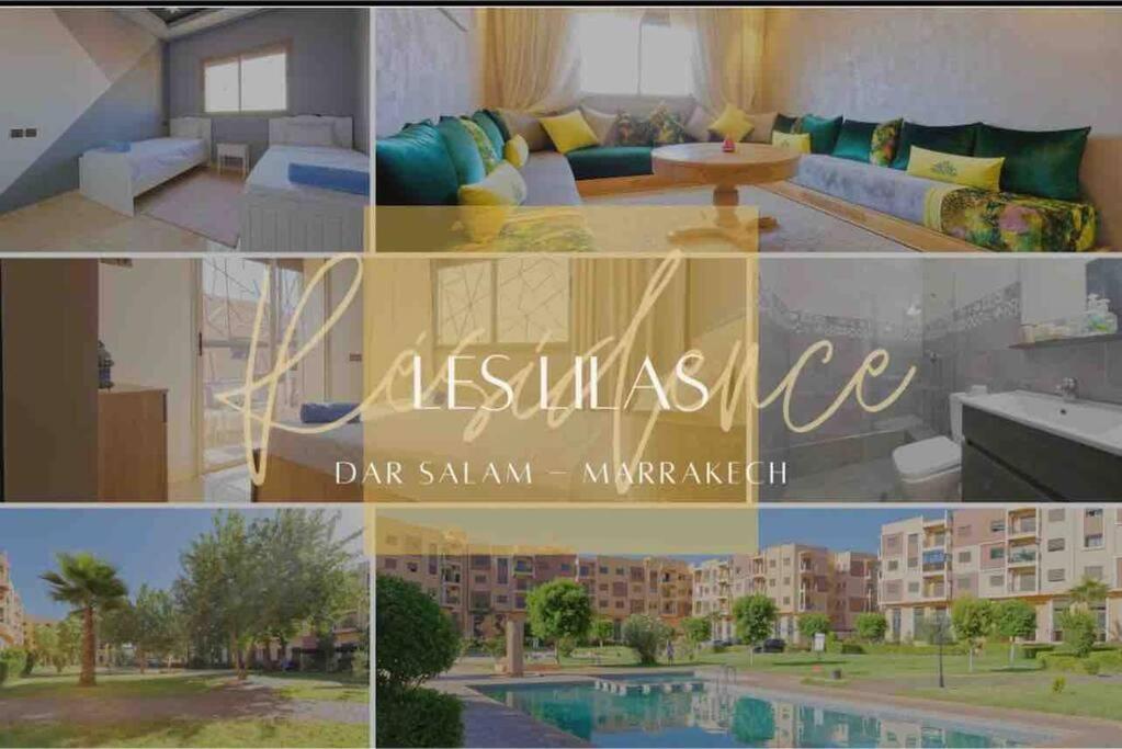 Des Lilas Dar Salam Chez Madame Assyl Avec 3 Piscines * Marrakesh