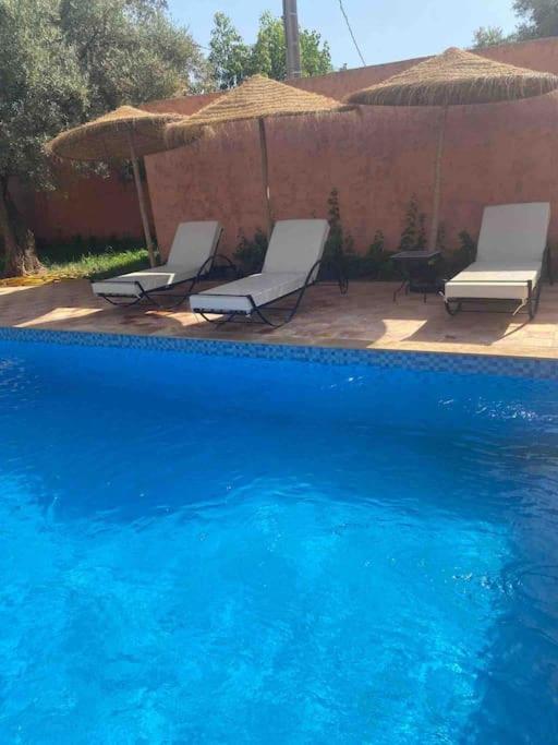 Villa Privative Tortues2 Piscine Chauffee 35min Marrakech