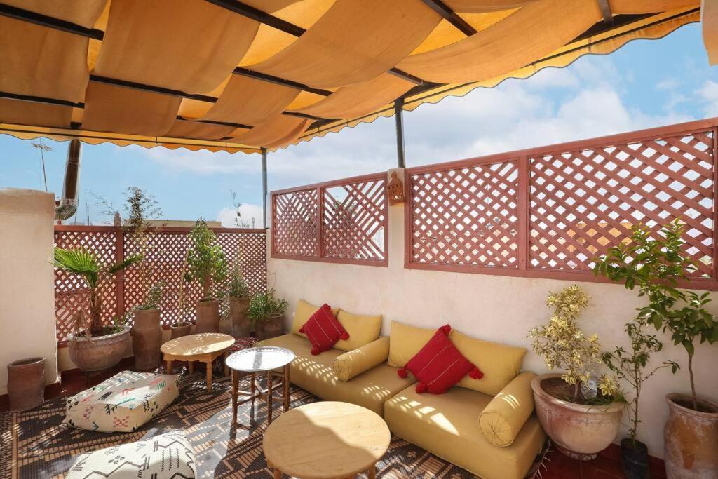 El Khir En Centre Rooftop Et Bassin Villa Marrakesh