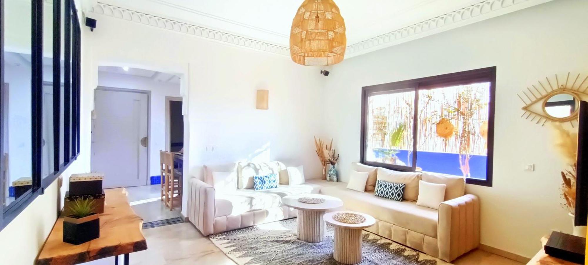 Magnifique Terrasse: Panoramic Views Near Majorelle Gardens Apartment Marrakesh