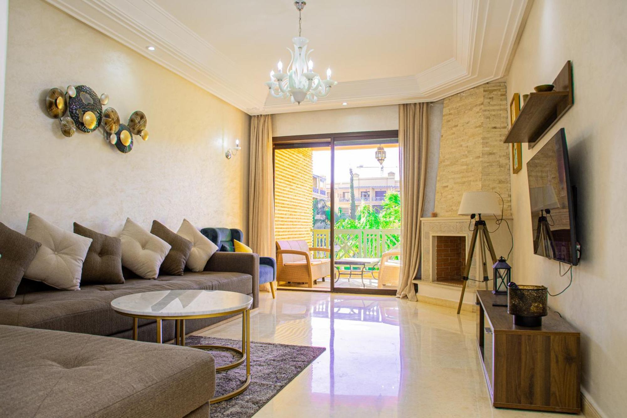 Apartamento Tibouda House Deluxe Avec Piscine - Familiale Marraquexe