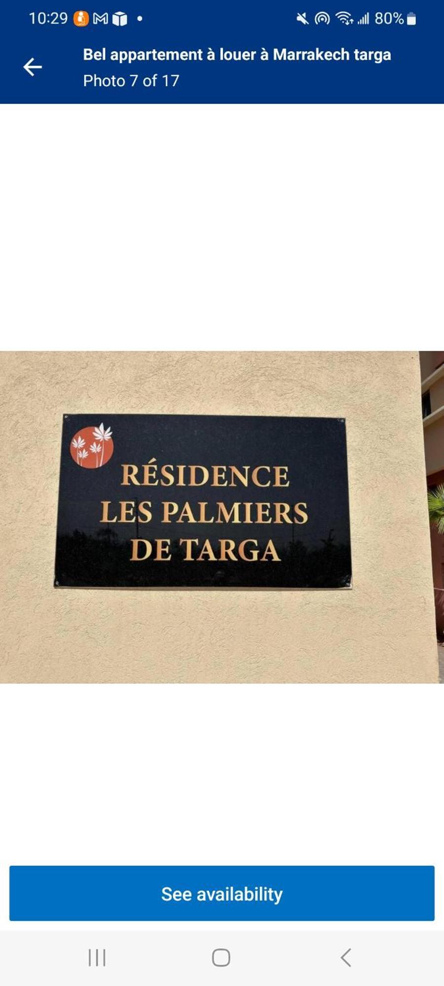 Appartement Les Palmier De Targa, Romantic