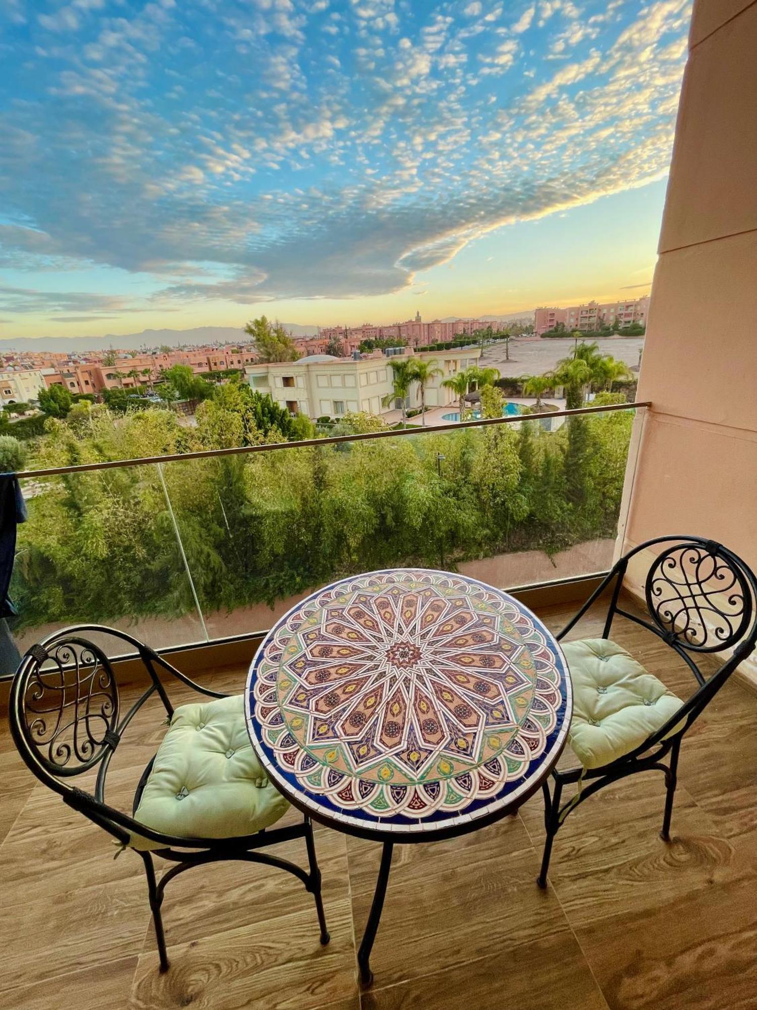 Pearl Garden Cozy Panoramic Charming Sunny Terrace Piscine Marraquexe