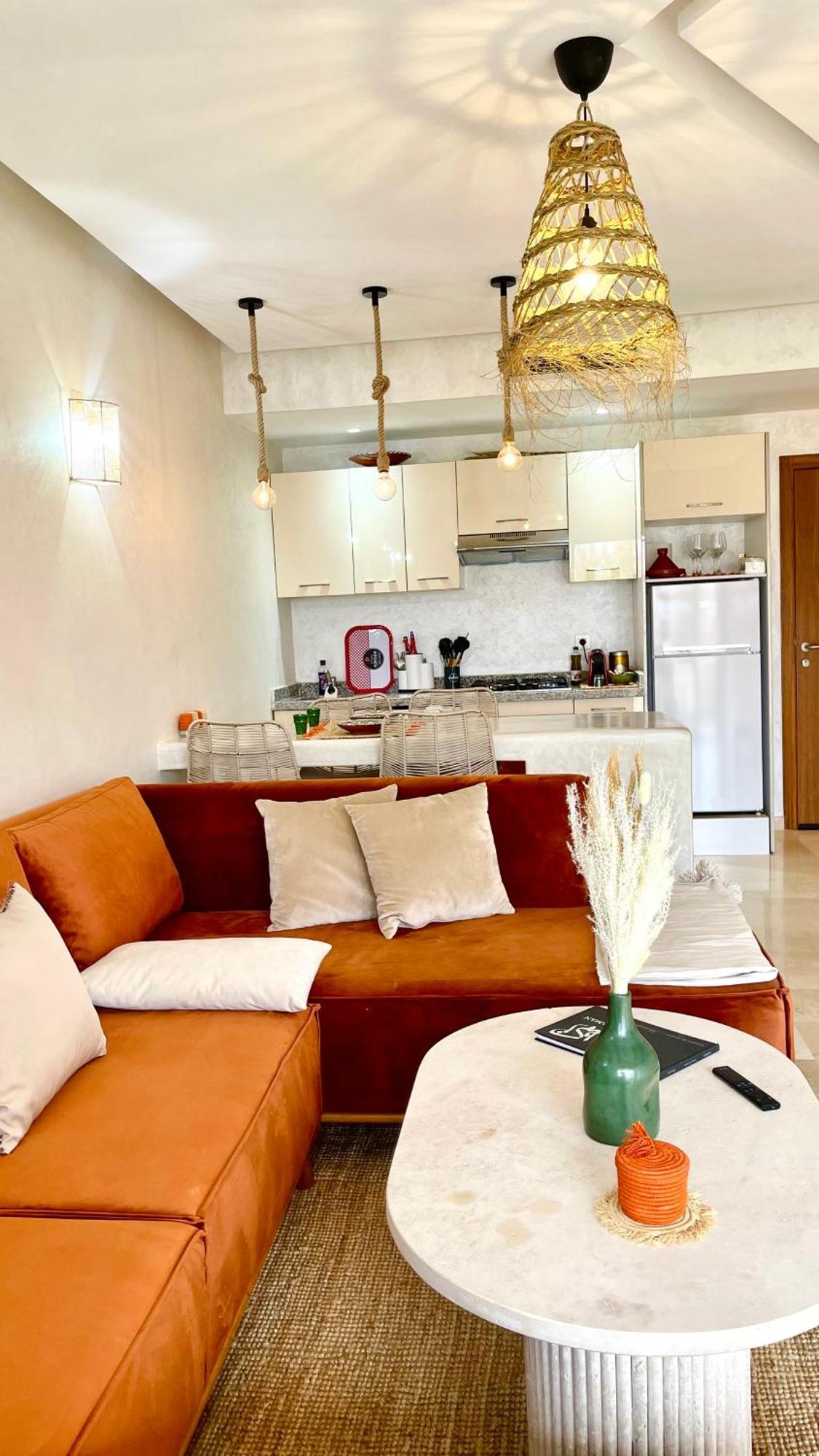 Pearl Garden Cozy Panoramic Charming Sunny Terrace Piscine Apartamento Marraquexe