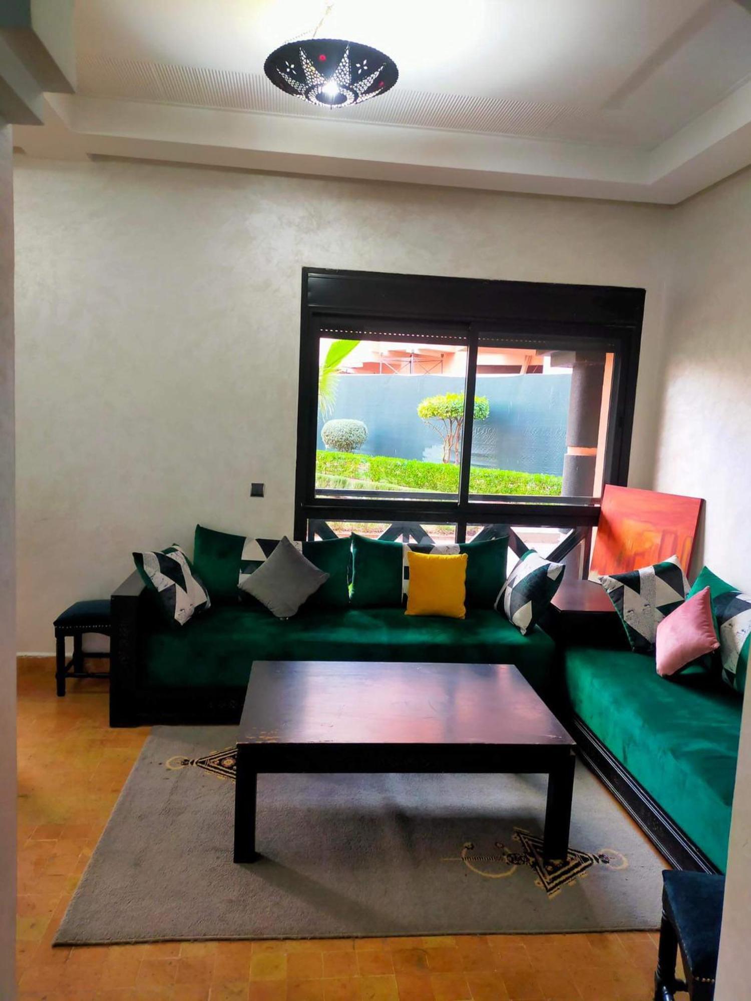 Un Moderne Chic Vue Sur Piscine Apartamento Marrakesh